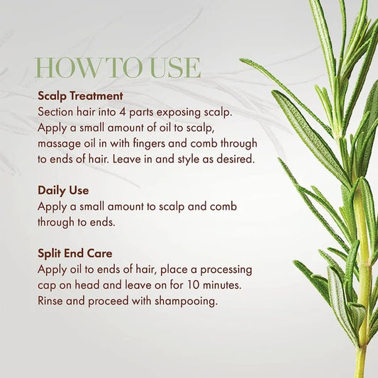 Mielle Rosemary Mint Scalp and Hair Strengthening Oil 2oz