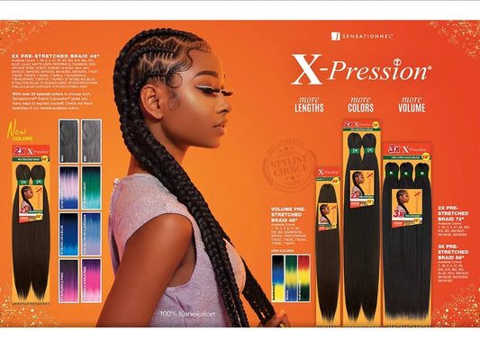 Sensationnel X-Pression Braiding Hair 72”