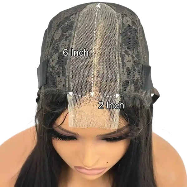 2X6 Straight Closure Wig (with Drawstring)