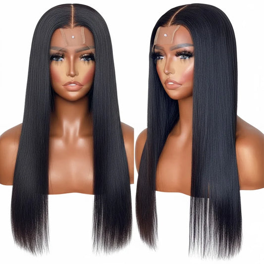 2X6 Straight Closure Wig (with Drawstring)