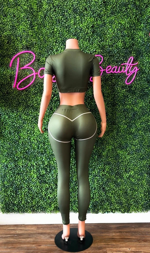 2pc Autumn Stripe Slim Sets