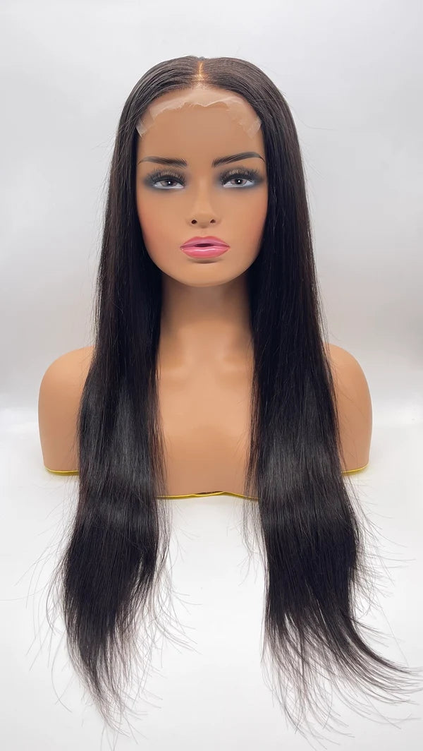 (5x5 Closure) Straight Wig