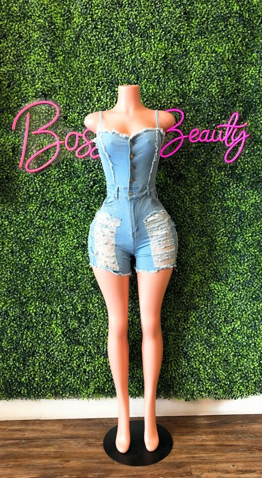 Better Off Denim Jumpsuit