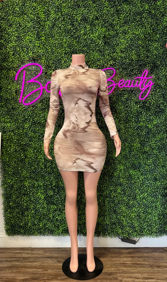 Bold Elegant Tone Dress