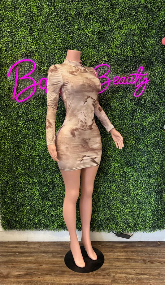 Bold Elegant Tone Dress