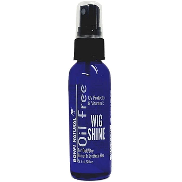 Bonfi Natural Oil Free Wig Shine Spray for Human or Synthetic Hair(2,4,8oz)