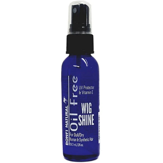 Bonfi Natural Oil Free Wig Shine Spray for Human or Synthetic Hair(2,4,8oz)