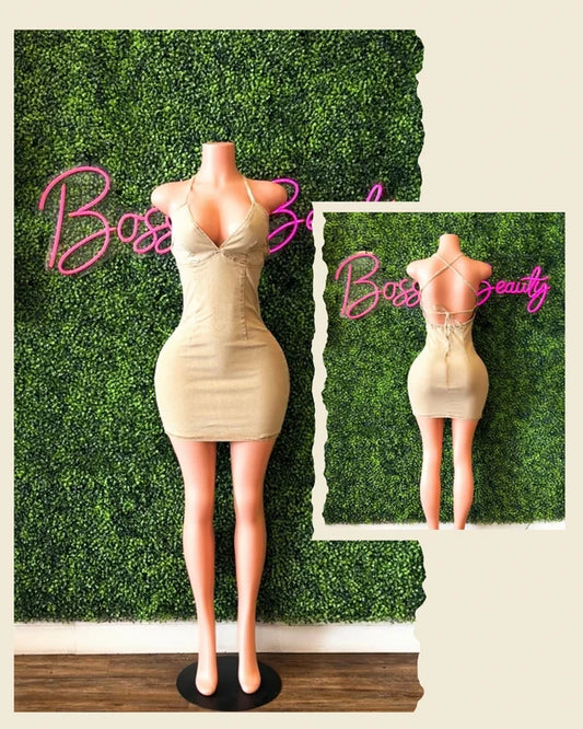 Dreamlover Caramel Jean Dress