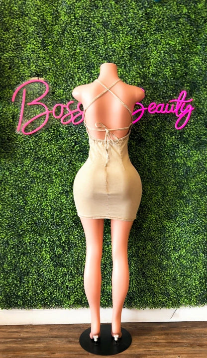 Dreamlover Caramel Jean Dress