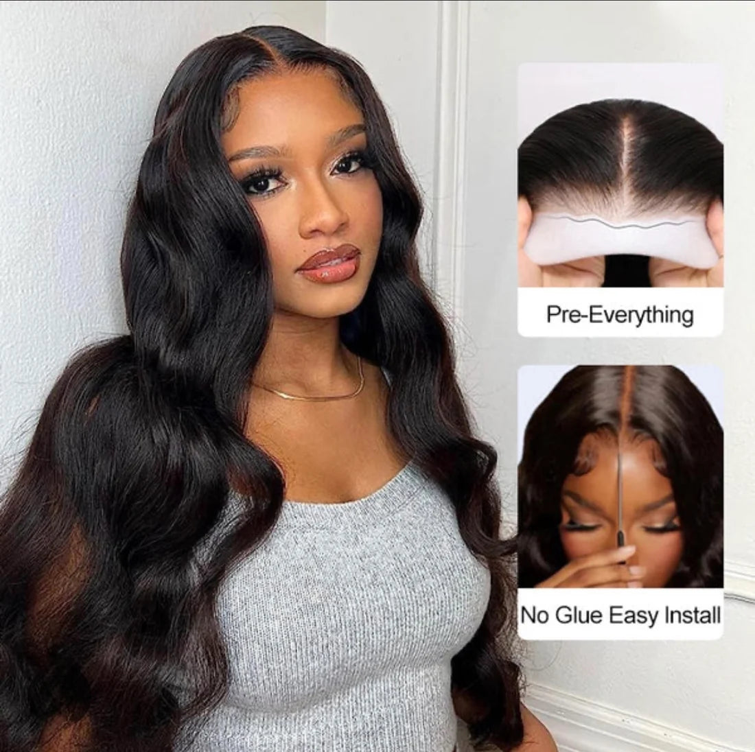 Glueless Bodywave Unit