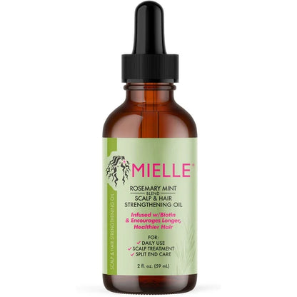 Mielle Rosemary Mint Scalp and Hair Strengthening Oil 2oz