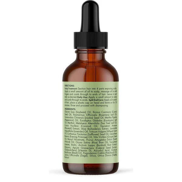 Mielle Rosemary Mint Scalp and Hair Strengthening Oil 2oz