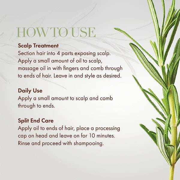 Mielle Rosemary Mint Scalp and Hair Strengthening Oil 2oz