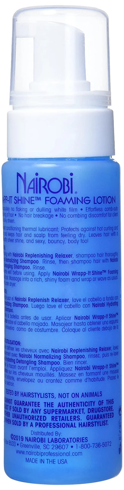 Nairobi Wrapp-It Shine Foaming Lotion 8oz