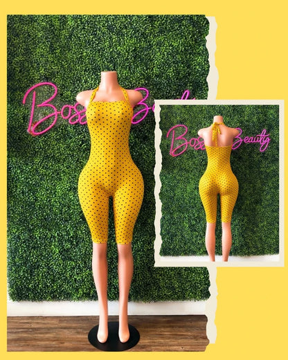 Polka-Dot Jumpsuit