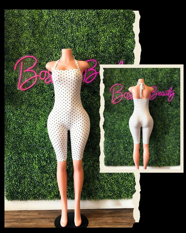 Polka-Dot Jumpsuit