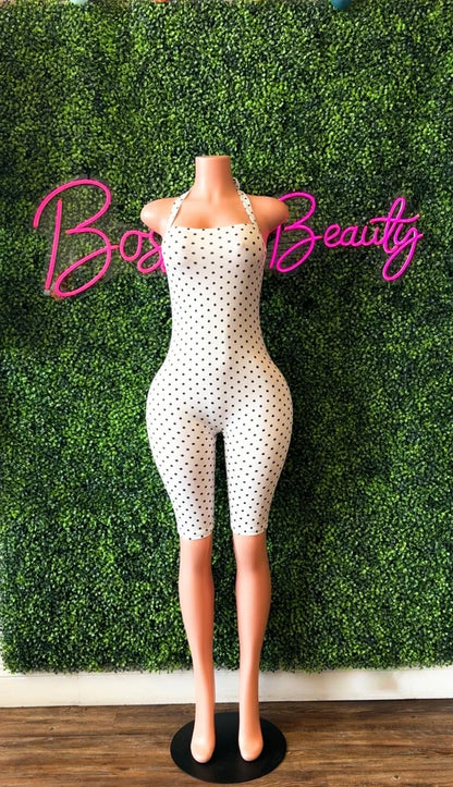 Polka-Dot Jumpsuit