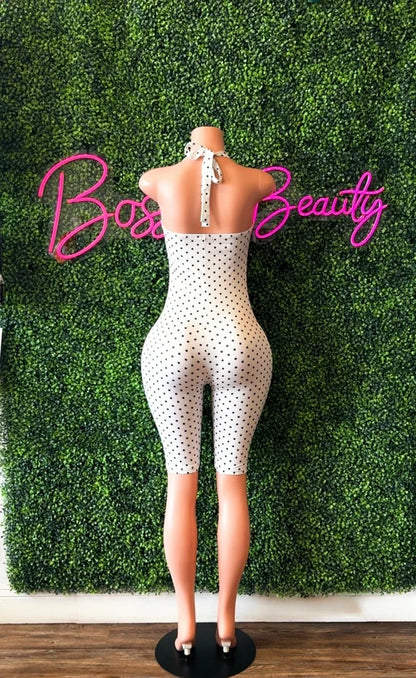 Polka-Dot Jumpsuit