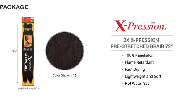 Sensationnel X-Pression Braiding Hair 72”